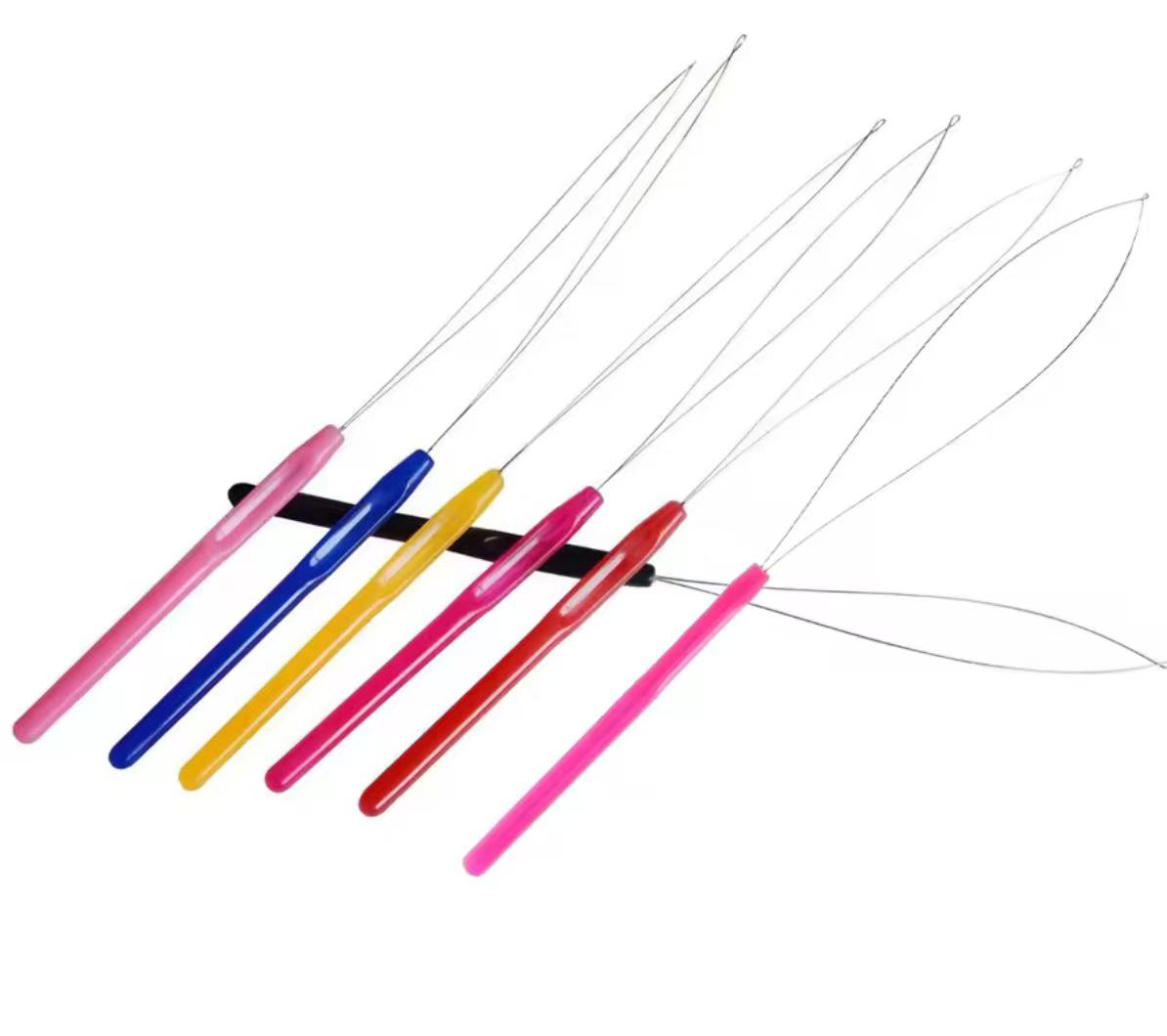 hair extensions loop needle