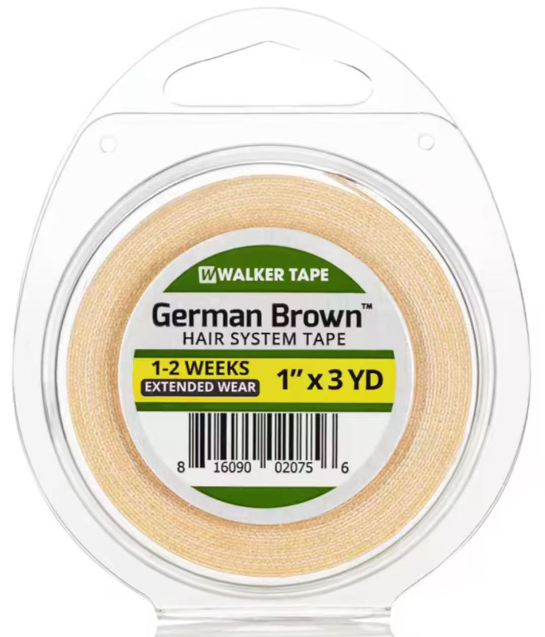German Brown hair system tape