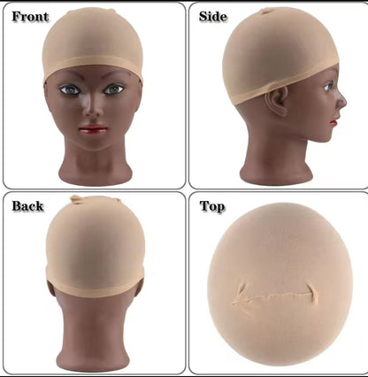 deluxe wig cap 2pc/bag