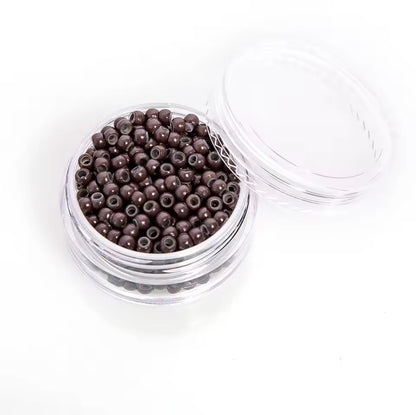 500pcs copper ring beads 3.0mm nano ring beads silicone lined micro for hair extensions