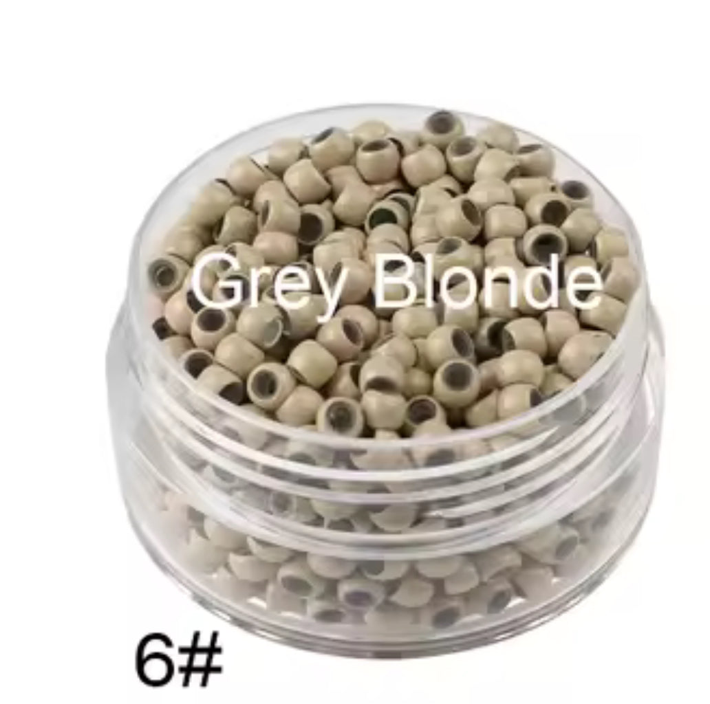 500pcs copper ring beads 3.0mm nano ring beads silicone lined micro for hair extensions