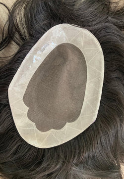Image of Male's toupee Hair Replacement System Hair installation service