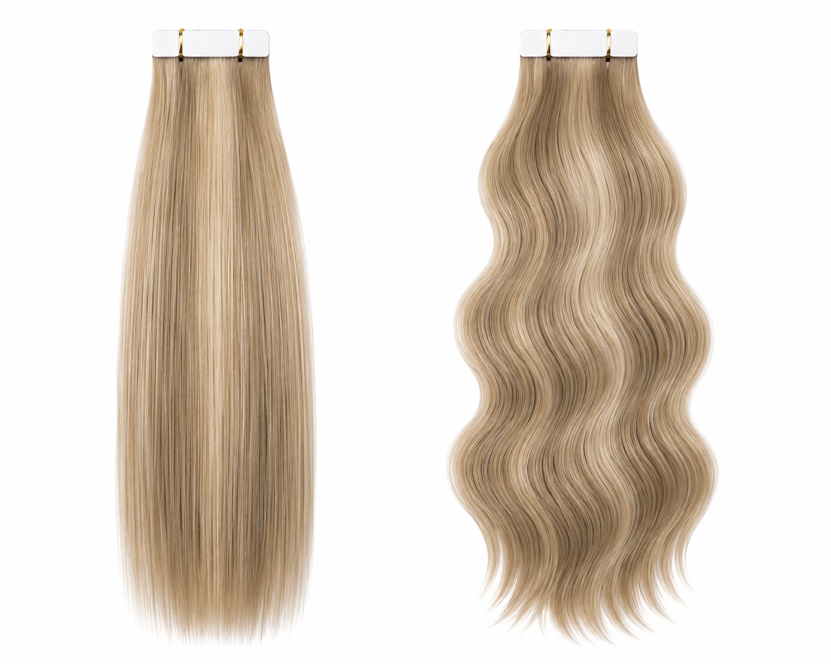 ultra seamless  tape-in hair extensions 10P/C