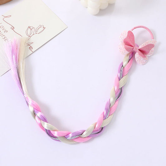 Girls Colorful Hair ScrunchiesWig Pigtail Elastic Hair Rings Ponytail Hair Ropes for Girls Sequin Glitter Kids HeadwearGirls Colorful Hair ScrunchiesWig Pigtail Elastic Hair Rings Ponytail Hair Ropes for Girls Sequin Glitter Kids Headwear