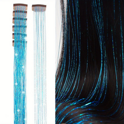 Image of Tinsel Hair Extensions Heat Resistant Glitter Hair Extensions 1pcs